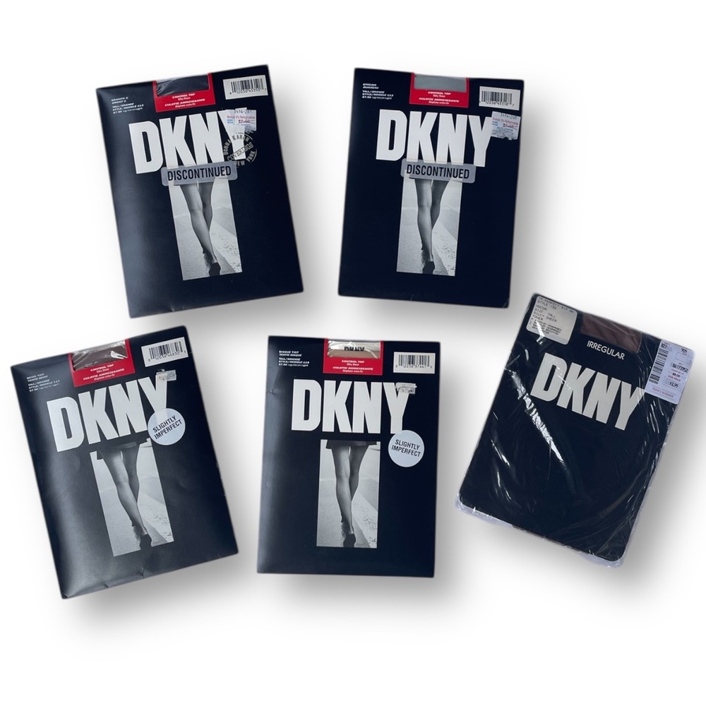 DKNY Hosiery Lot Pantyhose Mixed Styles Discontinued Vintage NIP